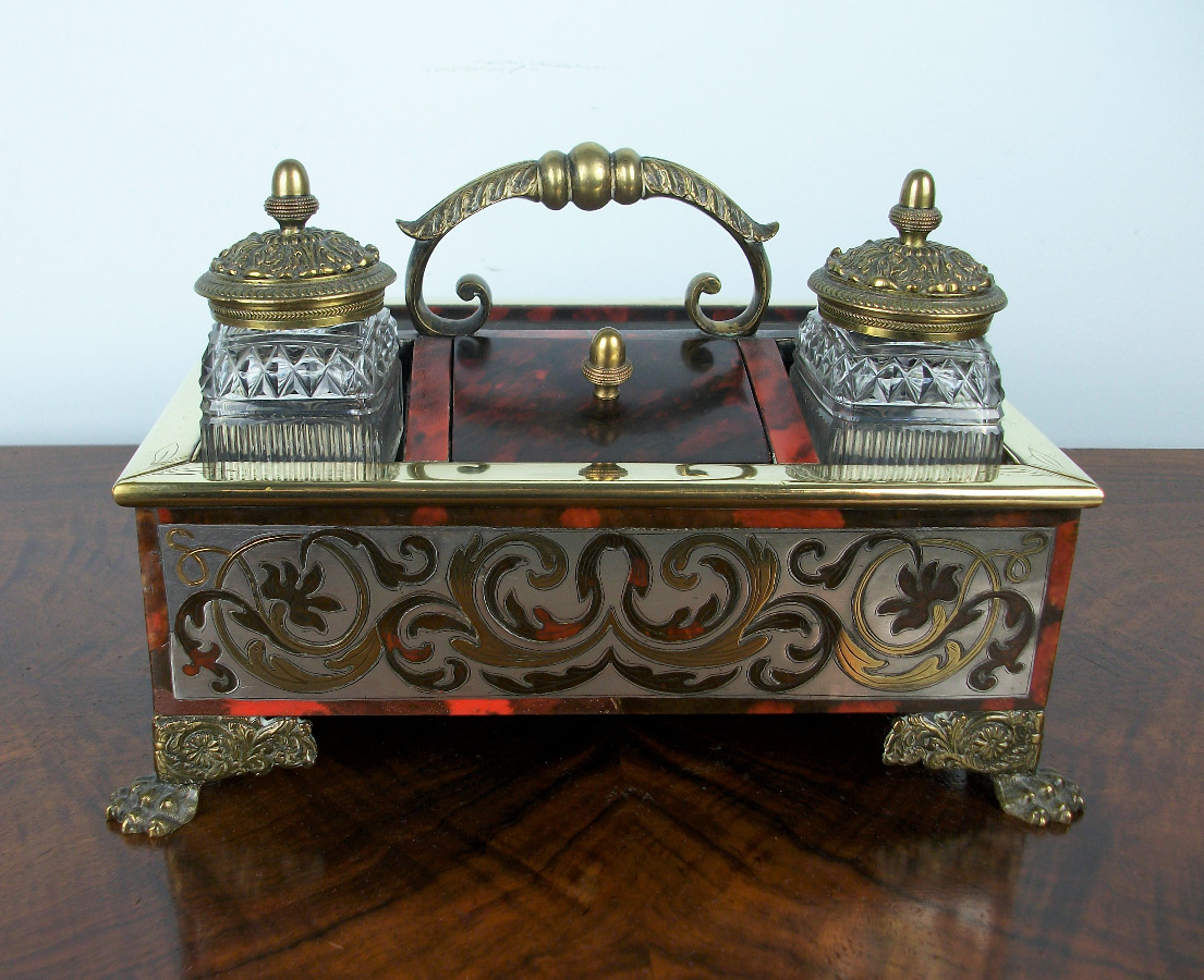 A Late Georgian-Early Regency Inkstand of the highest quality (13).JPG